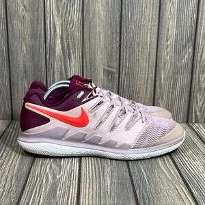 Nike Air Zoom Vapor X HC Men Tennis Shoes Sneakers Maroon Gray Sz 11 Athletic